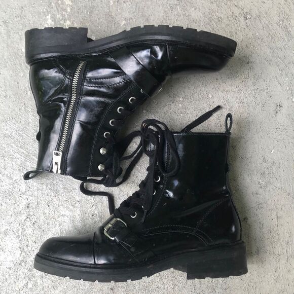 All Saints Donita combat boots - Picture 1 of 10
